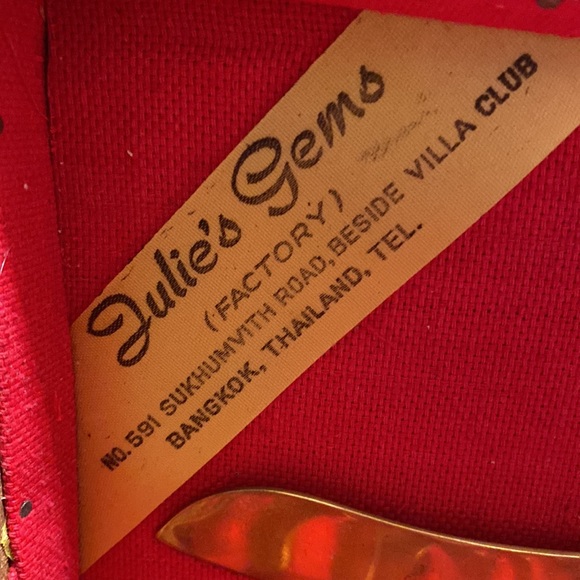 JULIE’S GEMS FLATWARE 19 PIECES with CASE - Picture 2 of 5